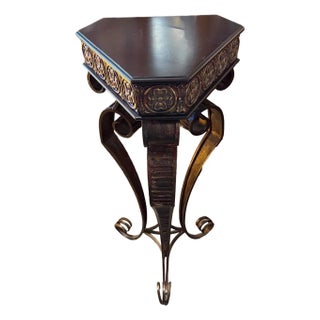 Triangular Top Side-Table For Sale