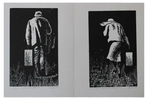 Nikolai Uvarov, Diptych, 1980, Linocuts, Set of 2