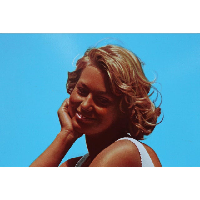 Large Vintage Belgian Advertising Sign for Nivea Cosmetics, 1970s For Sale - Image 9 of 12