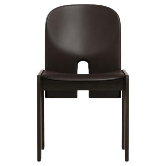 Scarpa 121 Chair in Wood and Leather by Afra & Tobia Scarpa For Sale