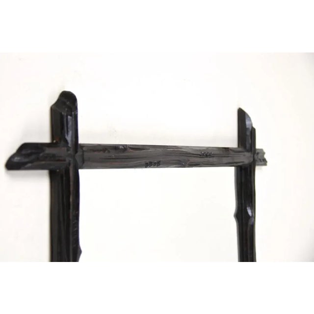 Austrian Rustic Black Forest Wall Mirror, 1880 For Sale - Image 4 of 16