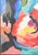 Wood Mid Century Abstract Expressionist Floral Painting, Signed For Sale - Image 7 of 10