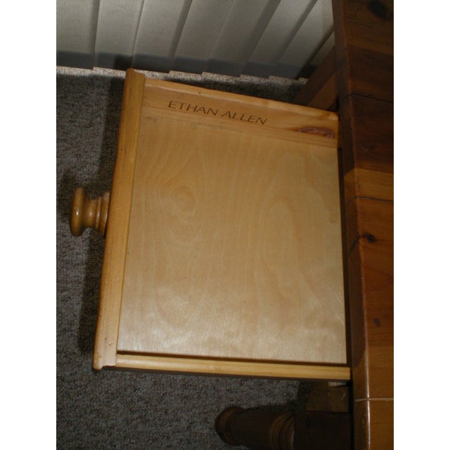 Wood Ethan Allen Table For Sale - Image 7 of 8