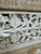 2020s Bohemian Rustic Carved Mango Wood Wall Panel Mirror For Sale - Image 5 of 12
