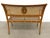 Late 20th Century Elegant Sheraton Style Painted Floral Cane Settee With Neoclassical Detailing For Sale In Philadelphia - Image 6 of 14