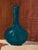 French Early 1900's Antique French Still Life Gouache Painting on Paper of Fruit and Turquoise Vase, With Mat For Sale - Image 3 of 3