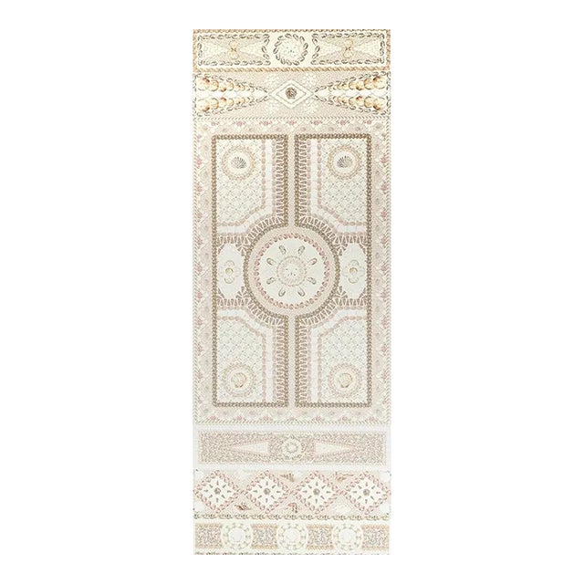 Schumacher X Mary McDonald Shell Grotto Panel A in Sand For Sale