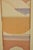 Vintage Oriental Fretwork Bone Lacquer Upholstered 6 Panel Room Divider Screen For Sale - Image 12 of 18