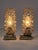 Brass & Bubble Glass Bedside Table Lamps from Teka, Germany, 1950s, Set of 2 For Sale - Image 9 of 18