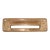 Vintage 7 In. Brass Door Letter Slot For Sale
