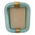 Light-Blue Torchon Picture Frame in Murano Glass by Simoeng For Sale - Image 9 of 9