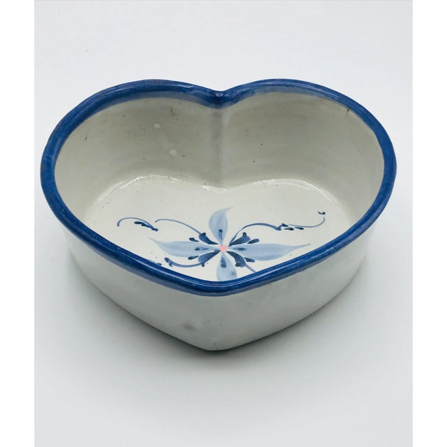 Heart Shaped Hand Thrown Bowl For Sale - Image 4 of 11