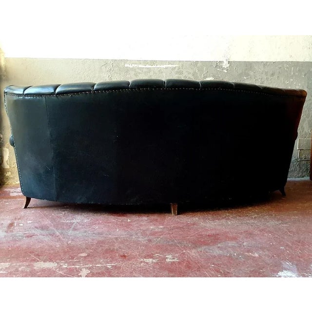 Chesterfield Leather Sofa, Italy For Sale - Image 3 of 8