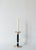 Contemporary Maïa Candleholders in Brass and Aluminum by Marine Breynaert, Set of 3 For Sale - Image 3 of 11