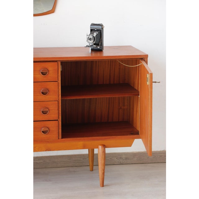 Vintage Scandinavian Teak Sideboard, 1960s For Sale - Image 4 of 17