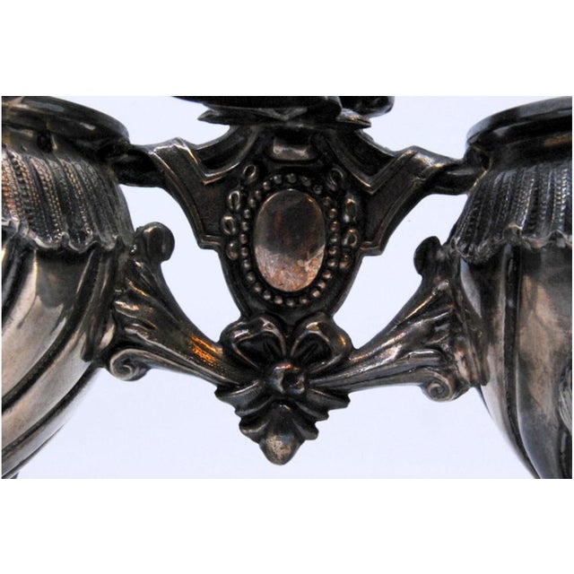 Cut Glass Silver Cruet, Set of 3 For Sale - Image 9 of 11