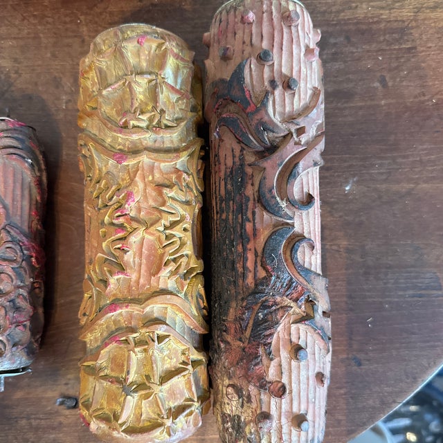 Late 19th Century Group of 7 Antique German Foam Rollers For Sale - Image 5 of 11