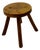 Rustic Oak Milking Stool, 1960s For Sale