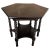 Antique Italian Hexagonal Walnut Coffee Table, 1890s For Sale - Image 9 of 9