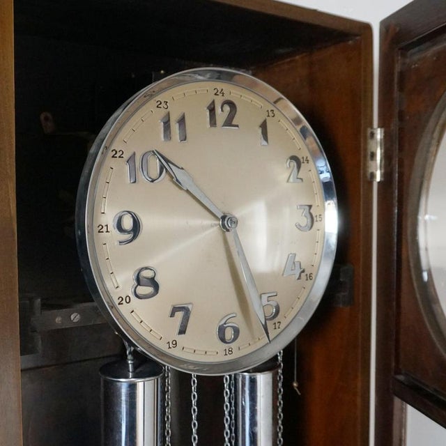 Longcase Floor Clock, 1930s For Sale - Image 6 of 8
