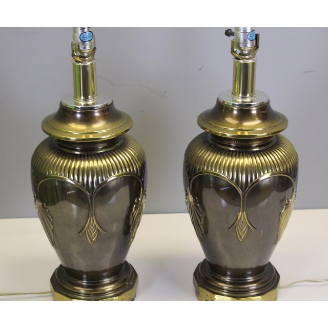 Mid Century Ginger Jar Table Lamps A Pair Chairish