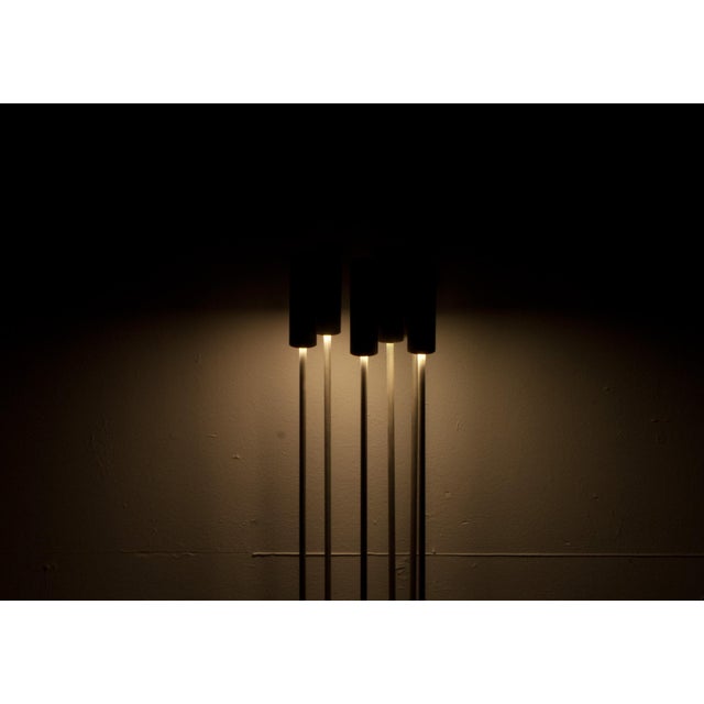 Contemporary Reed IX Steel Light Sculpture from Early Light For Sale - Image 3 of 6