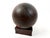 Antique 17th Century Lignum Vitae Sphere For Sale - Image 6 of 9