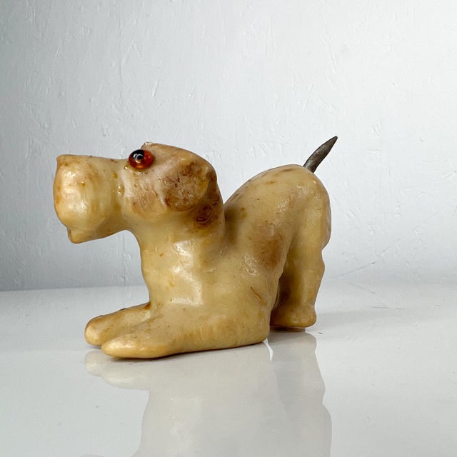 Folk Art 1940s Folk Art Vintage Dog Castile Soap Sculpture Carving For Sale - Image 3 of 11