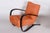 Czech Art Deco Beech Armchair attributed to J. Halabala for Up Zavody, 1930s For Sale - Image 3 of 9