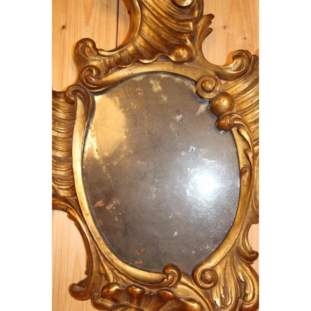 Italian Rococo 18th Century Mirror For Sale - Image 3 of 8