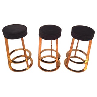 Worlds Away Samson Bar Stools - Set of 3 For Sale