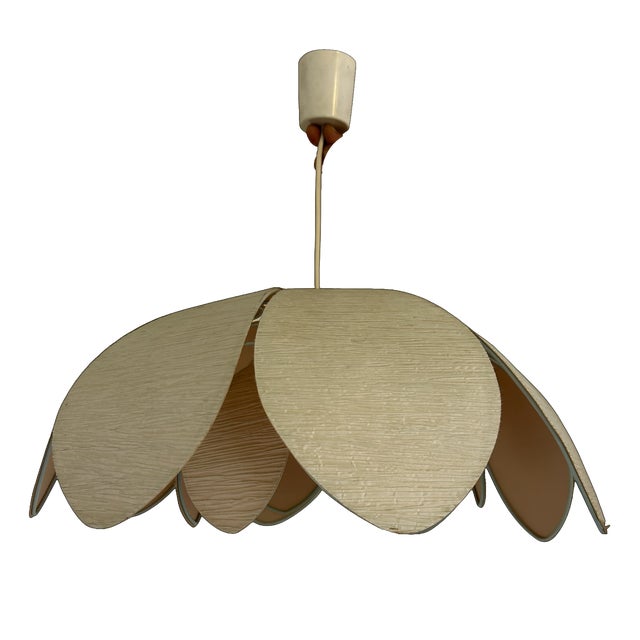 Vintage Petal Pendant Light, 1970s For Sale