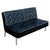 Settee in the Manner of Florence Knoll For Sale - Image 4 of 4