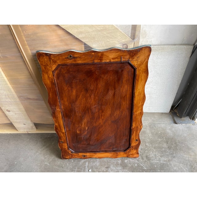 Venetian Etched Wall Mirror, Italy, 1960s For Sale - Image 11 of 12