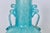 1990s Gambaro e Poggi Scavo Murano Style Vase in Frosted Turquoise For Sale - Image 9 of 12