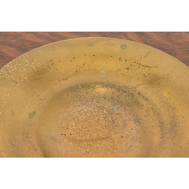 Tiffany Studios New York Bronze Doré Plates or Shallow Bowls, Pair For Sale In South Bend - Image 6 of 11