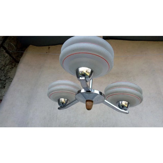 Vintage Type 503/3 Chandelier from Lidokov, 1950s For Sale - Image 10 of 13