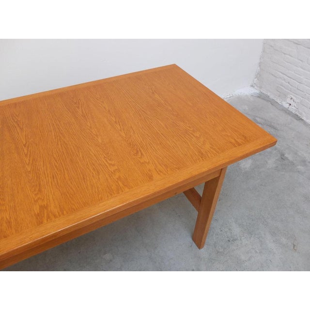 Extendable N-Line Dining Table in Oak by Gebroeders Neirinck, 1968 For Sale - Image 11 of 18