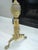 Late 19th Century Late 18th Century Pair of French Claw Foot Fleur D Elise Finial Brass Andirons For Sale - Image 5 of 7
