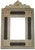 Moorish Damascene Decorative Inlay Wall Mirror with Khatam Pattern For Sale - Image 6 of 6