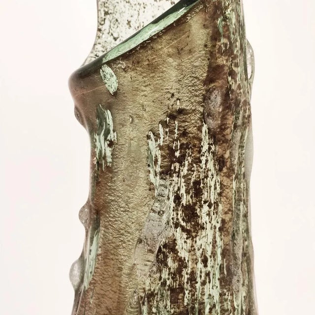 Murano Crystal Vase by Salviati, 1960s For Sale - Image 6 of 10