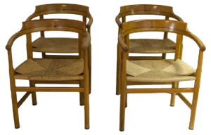 PP62 Danish Side Chairs by Hans J. Wegner, 1960s, Set of 4