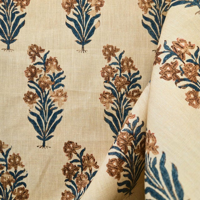 This listing is for a beautiful Chelsea Textiles designer fabric. Manufacturer: Chelsea Textiles Pattern: Indian Iris...