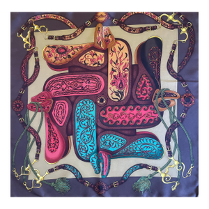 Hermès Gavroche Scarf “Festival” 1992
