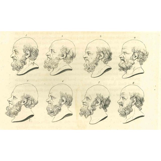 Heads of man is an original artwork realized by Thomas Holloway for Johann Caspar Lavater's "Essays on Physiognomy,...