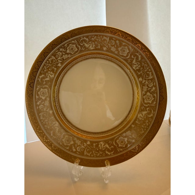Gold Rare & Exceptional: Minton Bone China “Porcelain Ball” Complete Formal Service, England, C. 1950s — 104 Pieces For Sale - Image 8 of 12