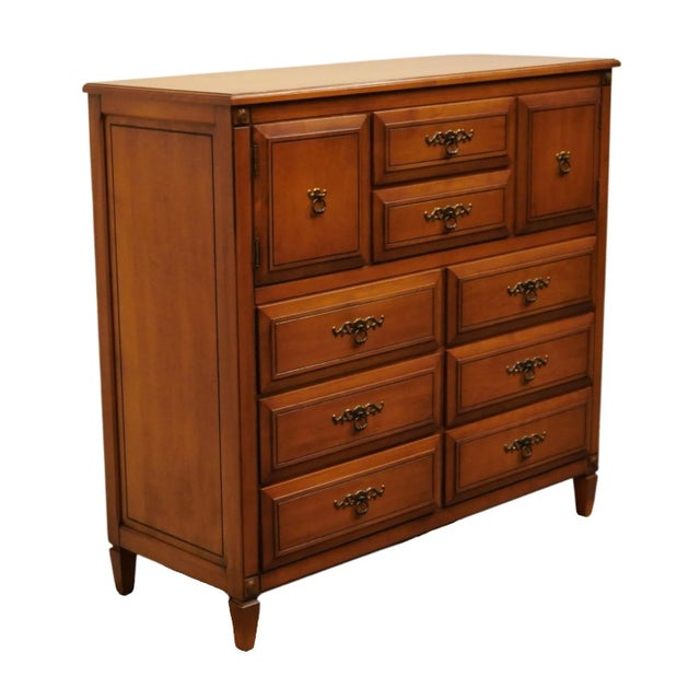 Neoclassical Rway Furniture Solid Hard Rock Maple Italian Neoclassical Tuscan Style 48" Chest of Drawers 13-5701 For Sale - Image 3 of 12