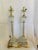 Mid 20th Century Corinthian Column-Style Marble, Glass & Brass Table Lamps - a Pair For Sale - Image 13 of 13