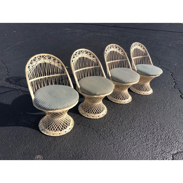 1970s Woodard Spun Fiberglass Patio FurnitureSet of 5 Chairish