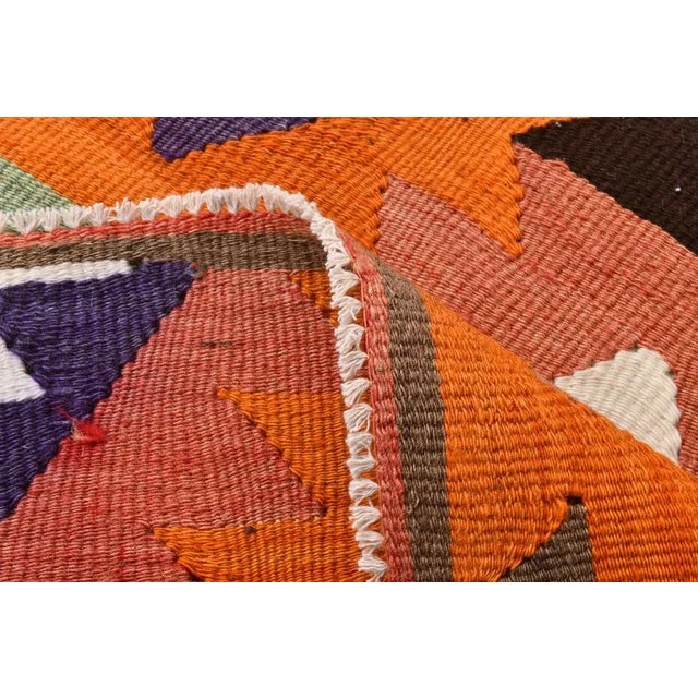 Handmade Kilim in Wool For Sale - Image 12 of 13